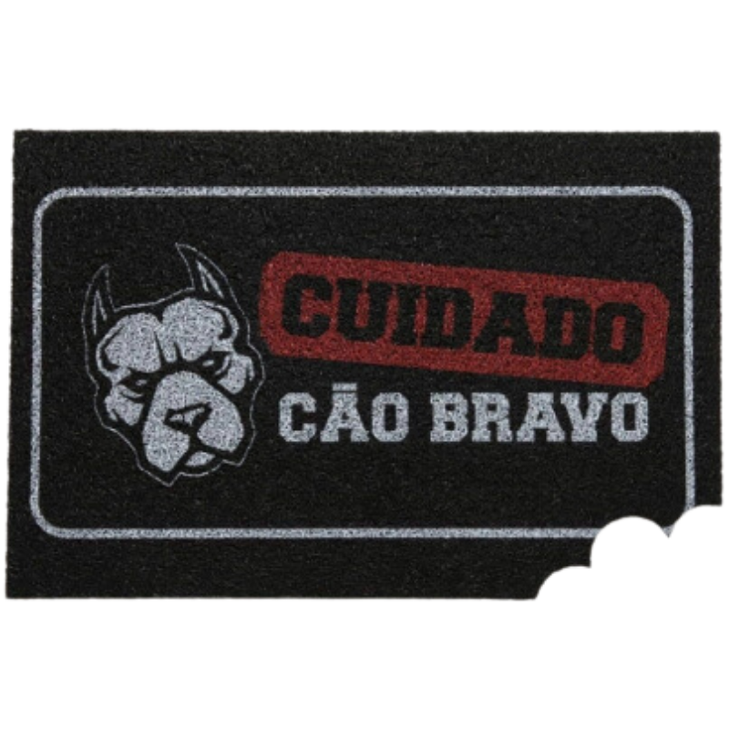 Capacho Cão Bravo 40x60cm
