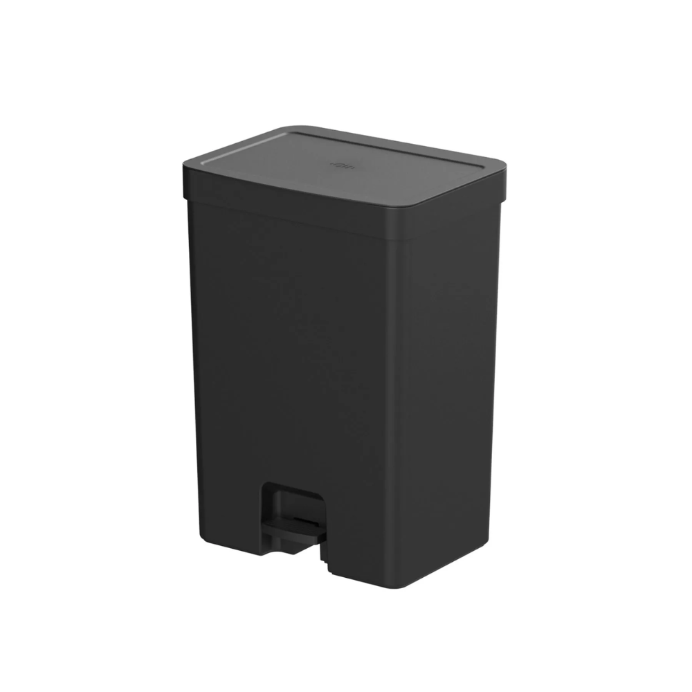 Lixeira de Pedal Trium Dupla 30L Preto
