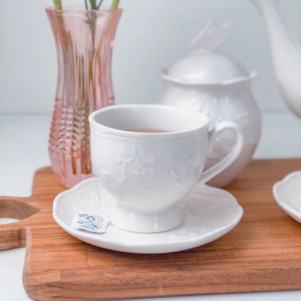 Xícara para Chá com Pires Butterfly 200ml