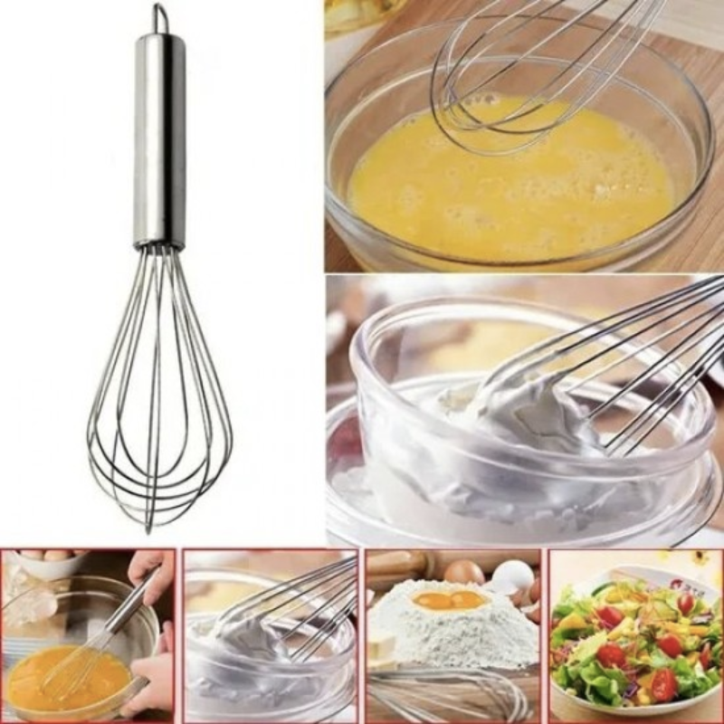 Batedor de Ovos Inox 12'