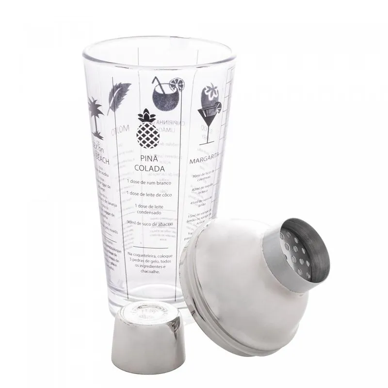 Coqueteleira de Vidro 420ml