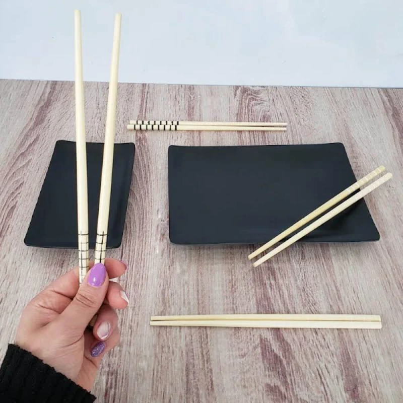 Hashi Estampado Bambu 4 Pares