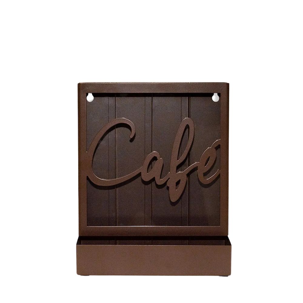 Porta Cápsulas de Café Rustico
