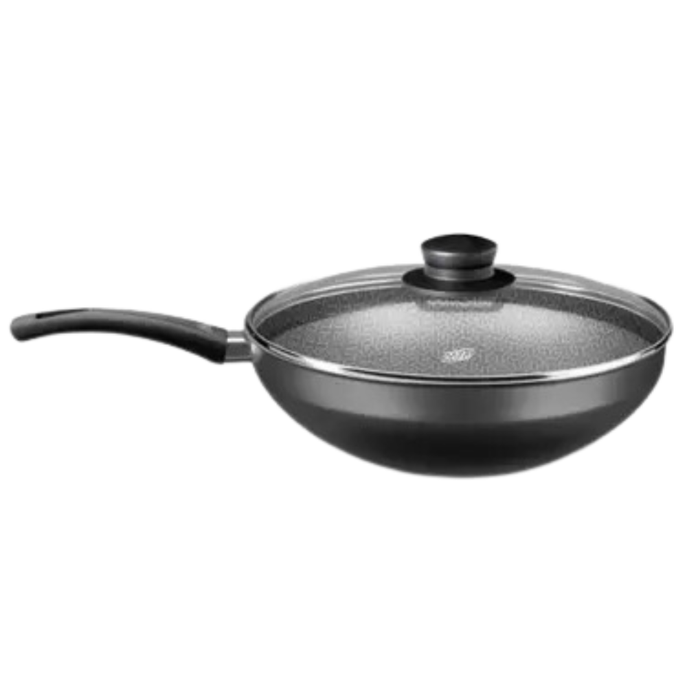 Frigideira Flora Wok com Tampa de Vidro 4,3L