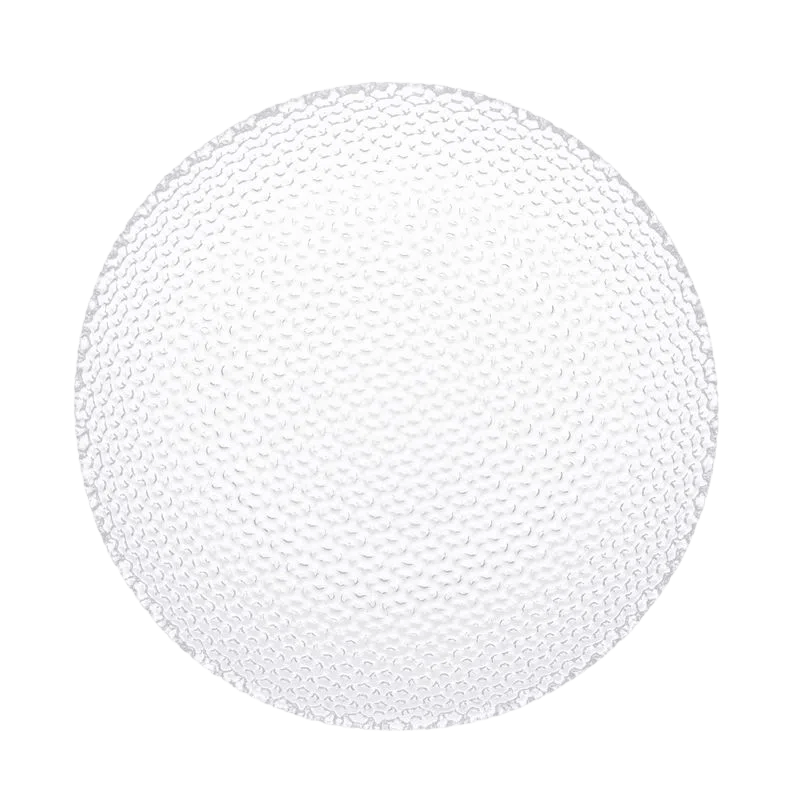 Prato para Sobremesa de Vidro Wave 19cm