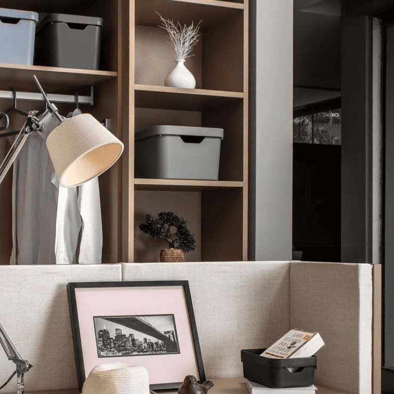 Caixa Organizadora Cube com Tampa 18L