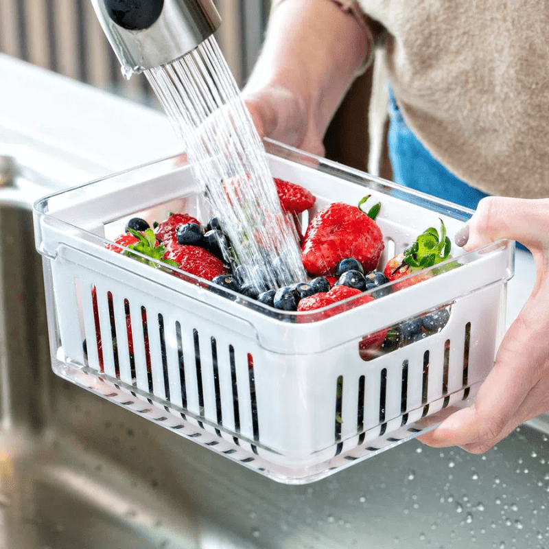 Organizador Clear Fresh com Cesto 2,2L