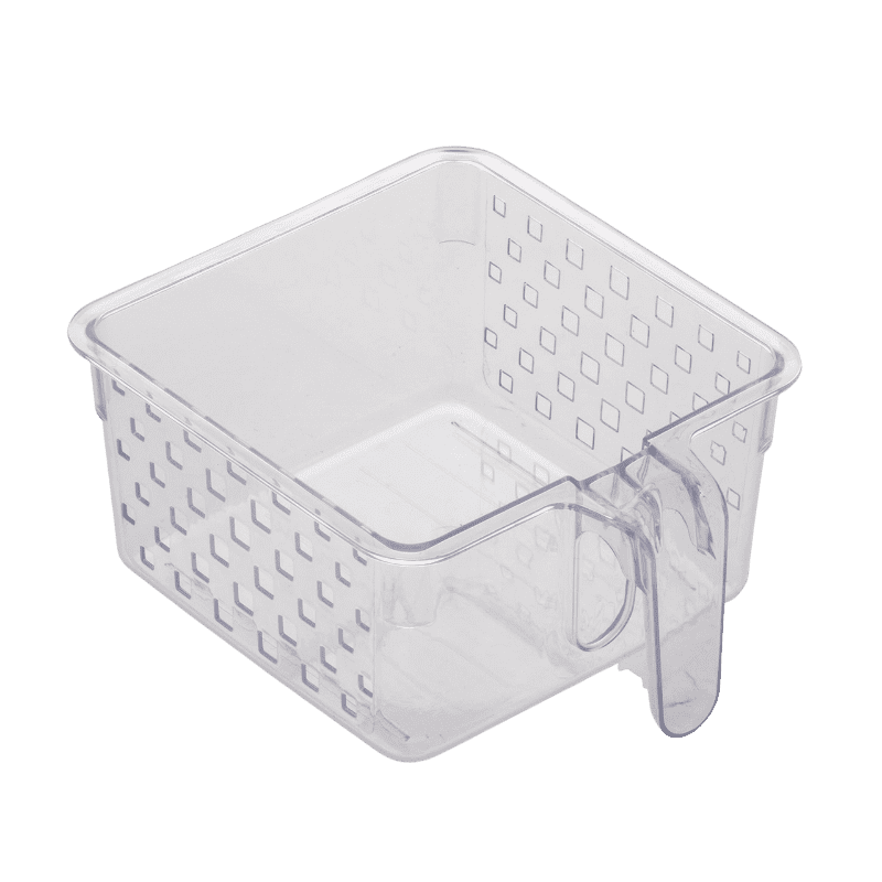 Cesta Organizadora em Acrílico com Alça 23x19x10cm
