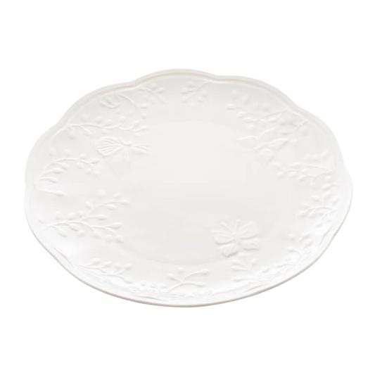 Prato Raso de Porcelana Butterfly 3 x 27 x 27 cm