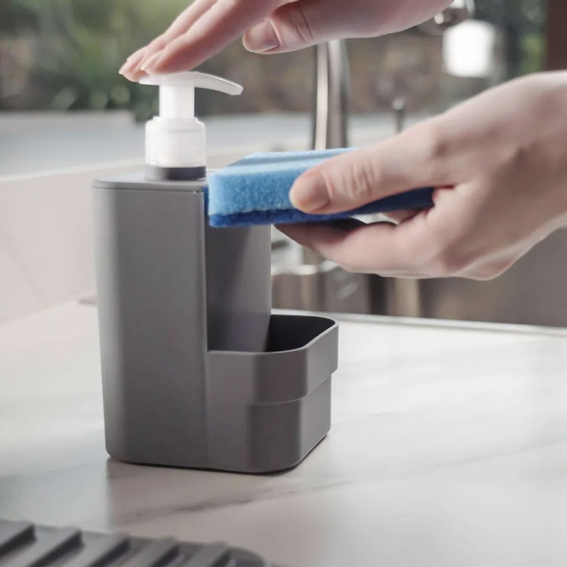 Dispenser para Detergente 500ml Preto Trium