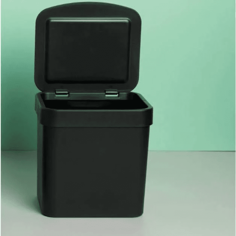 Lixeira 2,5L Preta Trium