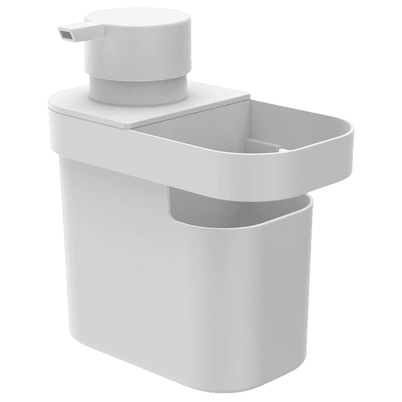 Dispenser para Detergente e Organizador 650ml BrancoTrium