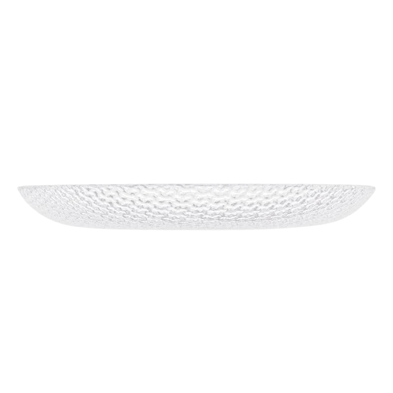 Prato para Sobremesa de Vidro Wave 19cm