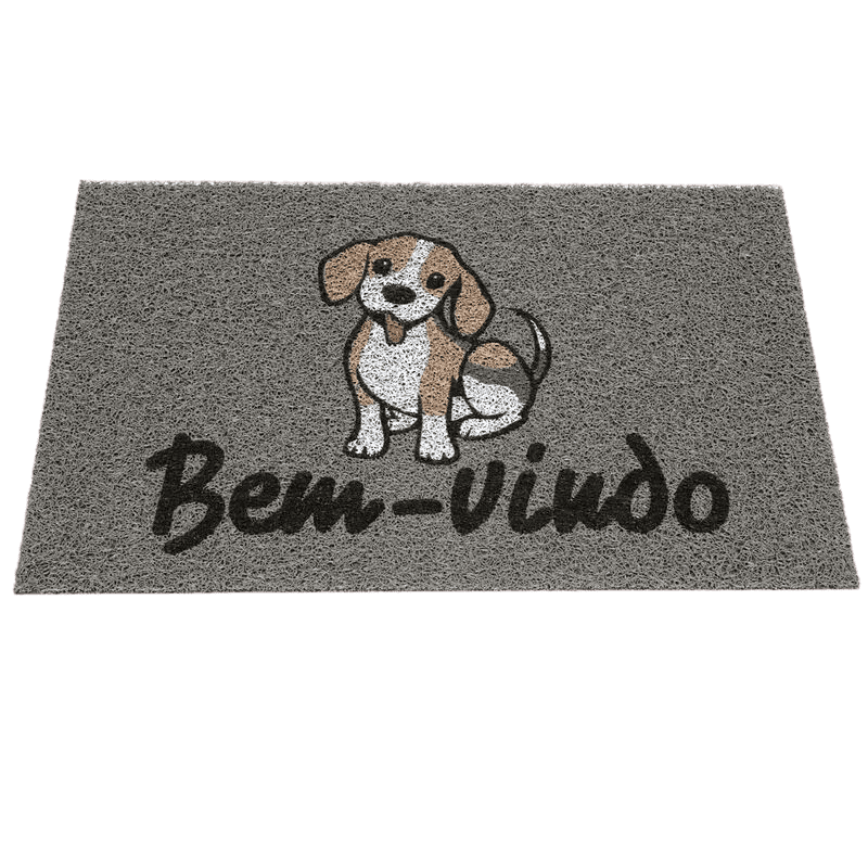 Tapete Vinil Bem Vindo Beagle 40x60cm