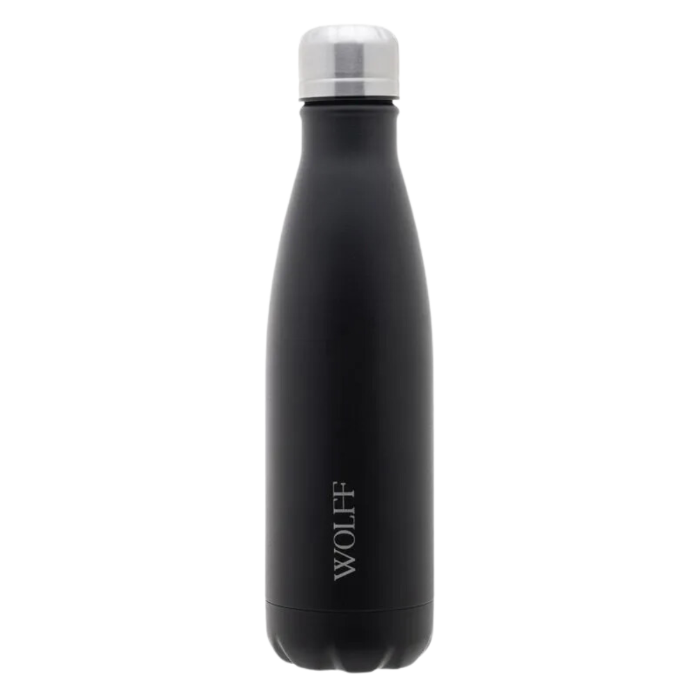 Garrafa Térmica de Aço Inox Preto 500ml