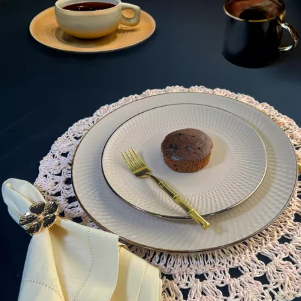 Kit Anel Para Guardanapo Floral