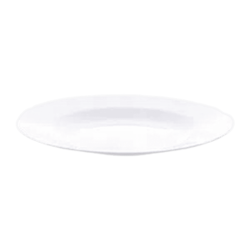 Prato de Sobremesa Melamina Basic Branco