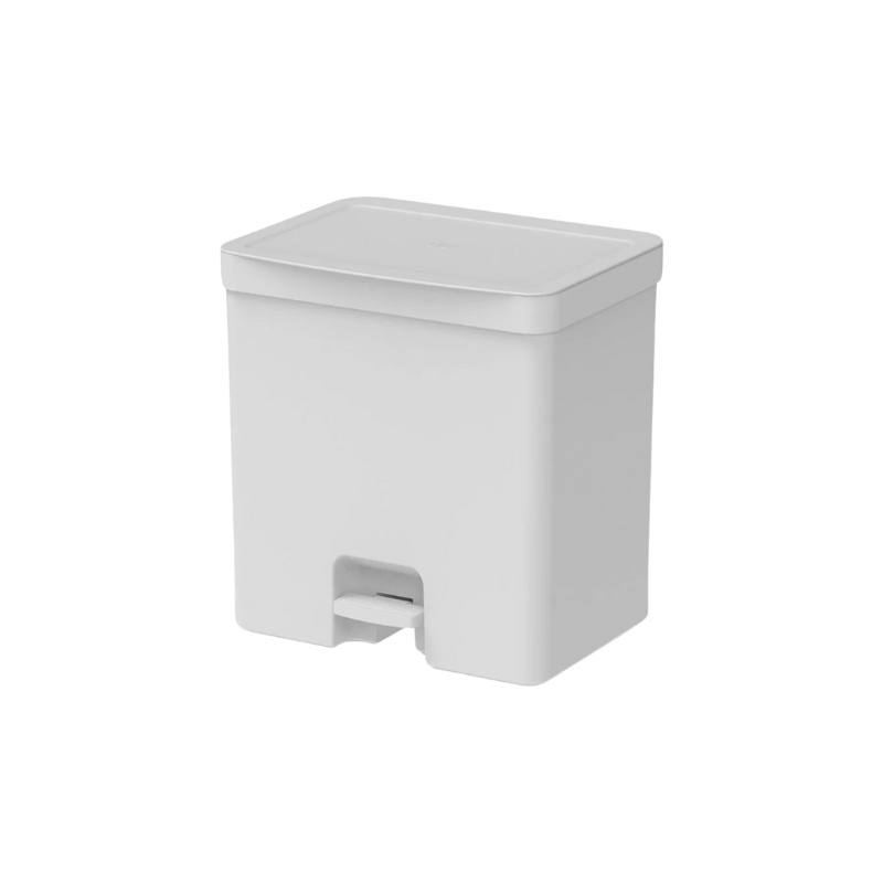 Lixeira Trium com Pedal 20L Branco