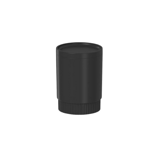 Porta Algodão e Cotonete Dórica Preto