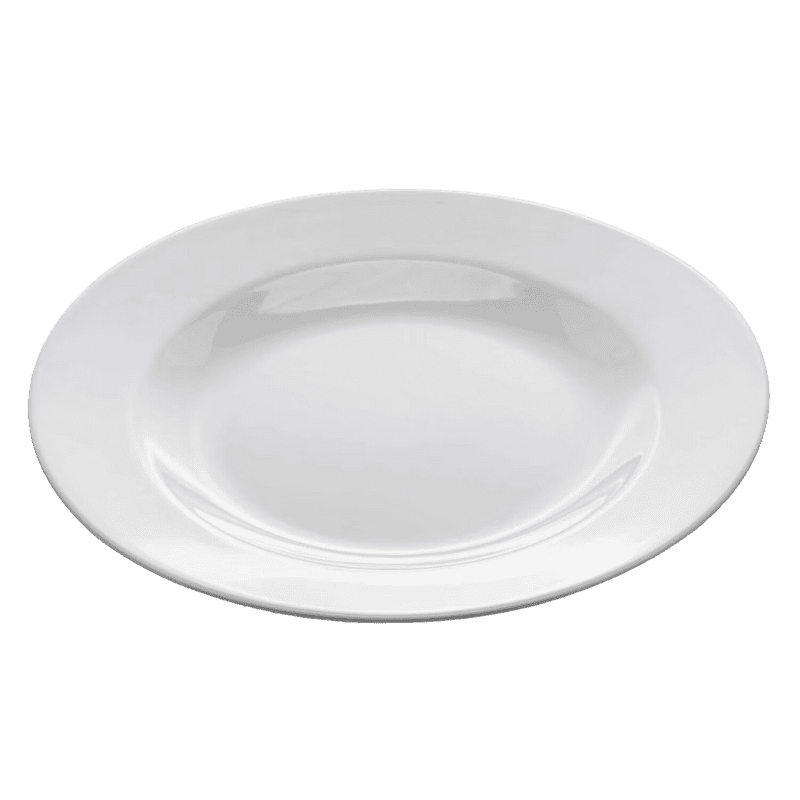 Prato de Sobremesa Melamina Basic Branco