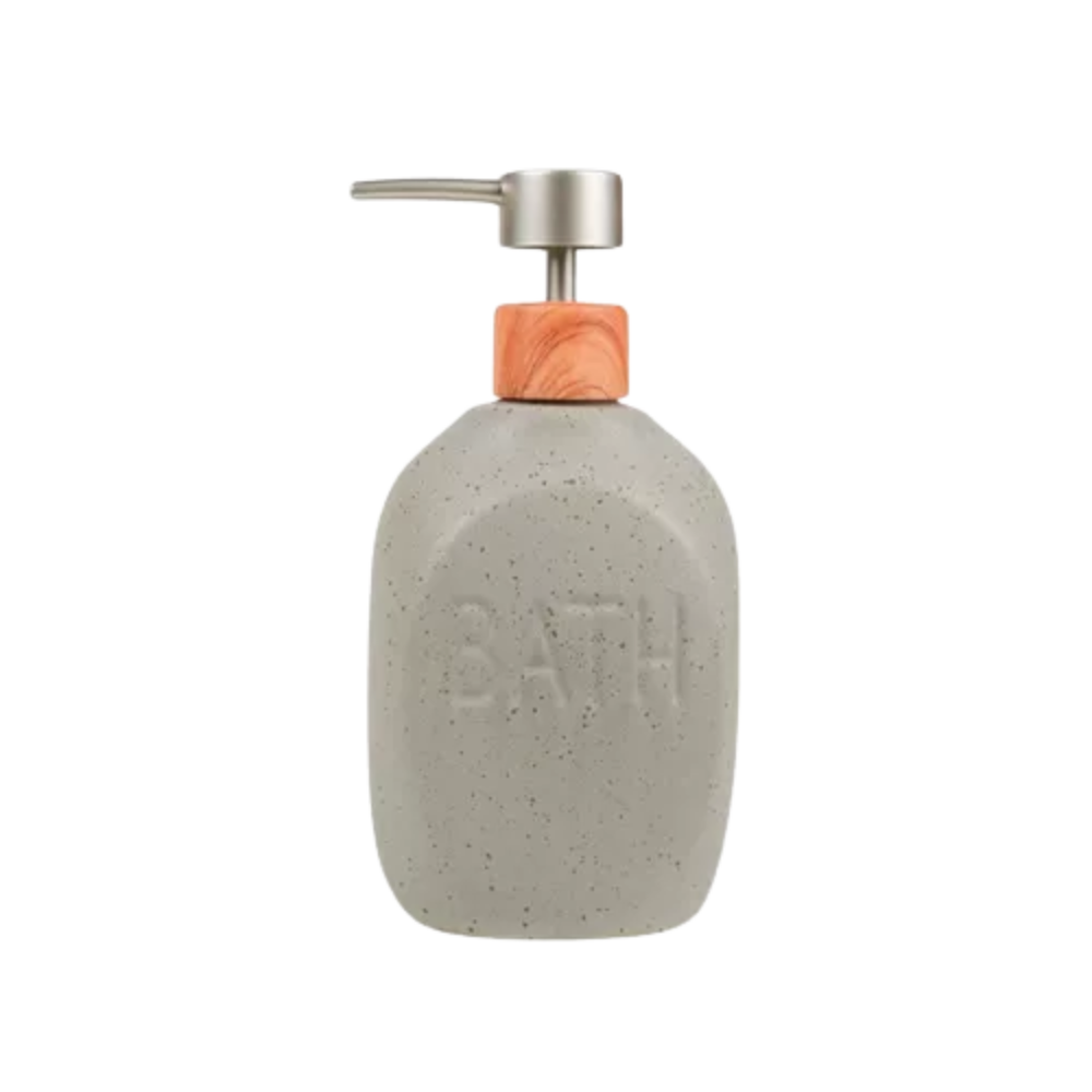 Dispenser para Sabonete Líquido de Cerâmica Granilite Bath - Cinza