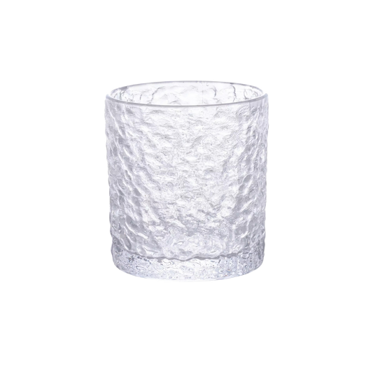 Copo de Whisky de Cristal Martelado 340ml