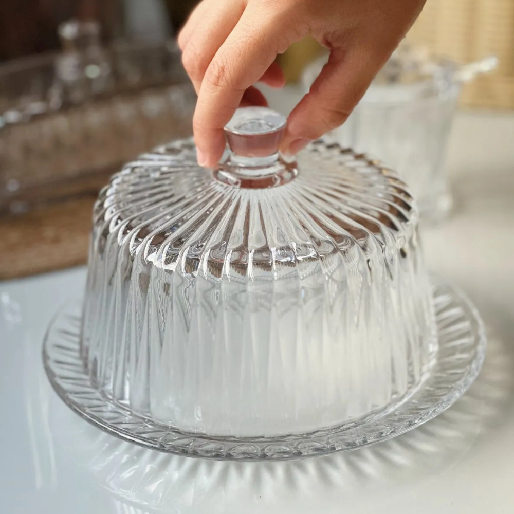 Queijeira de Cristal de Chumbo