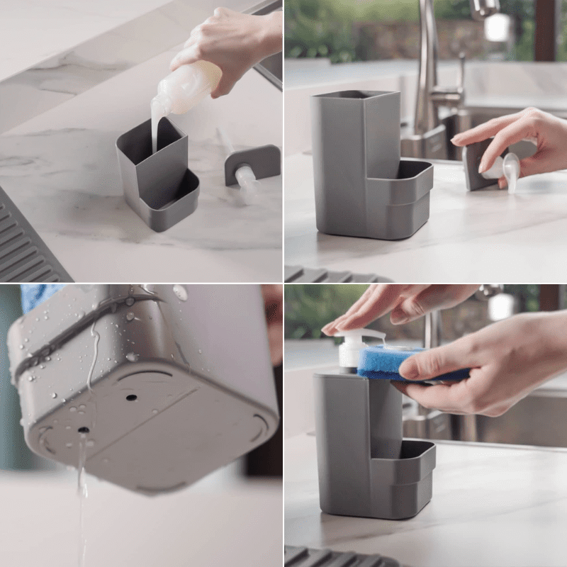 Dispenser para Detergente 500ml Branco Trium