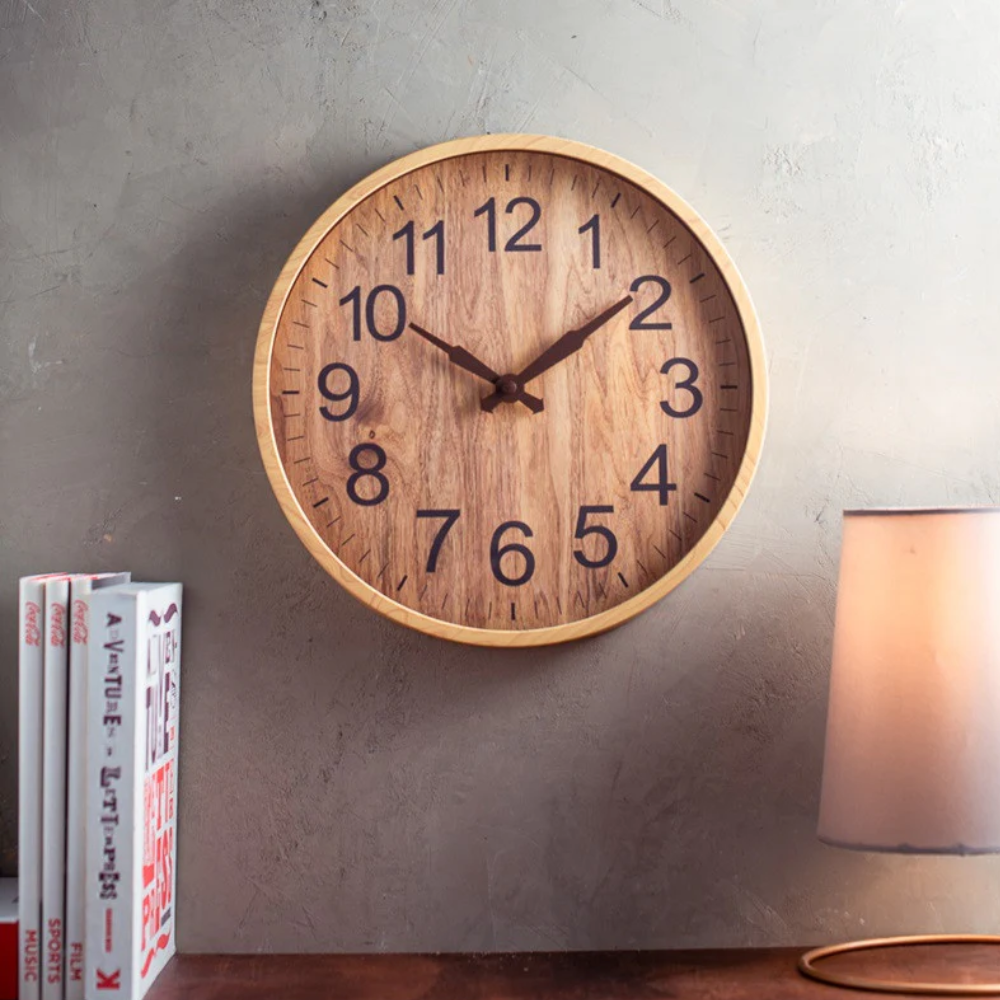 Relógio de Parede Wood 25cm