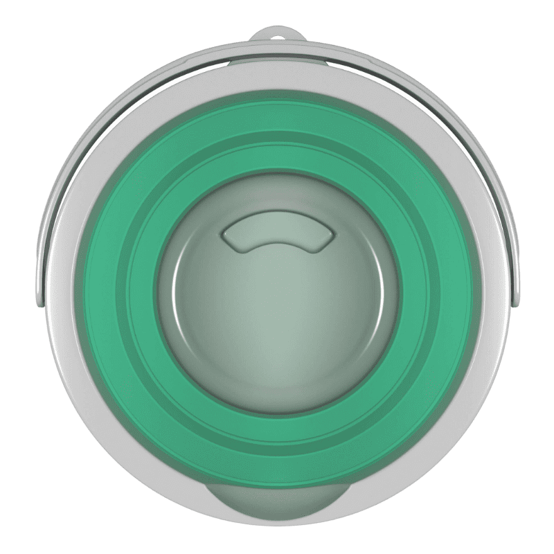 Balde Retrátil 5L Verde Água