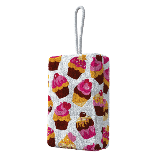 Esponja Microfibra para Banho Cupcake