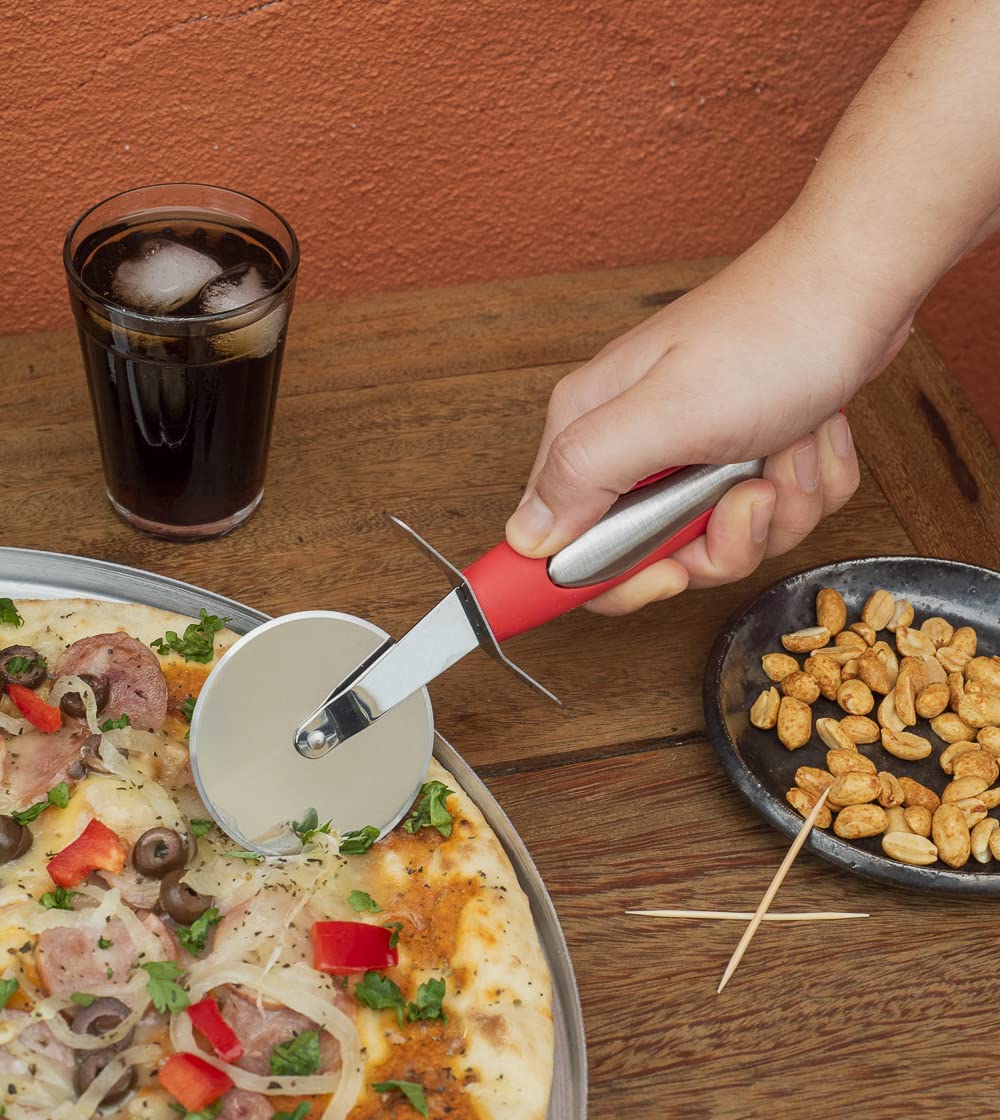 Cortador de Pizza Vermelho