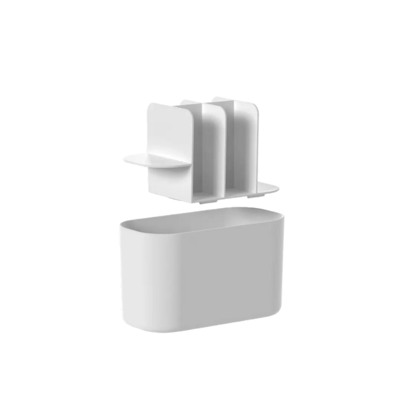 Organizador de Bancada com Divisórias Bold Branco