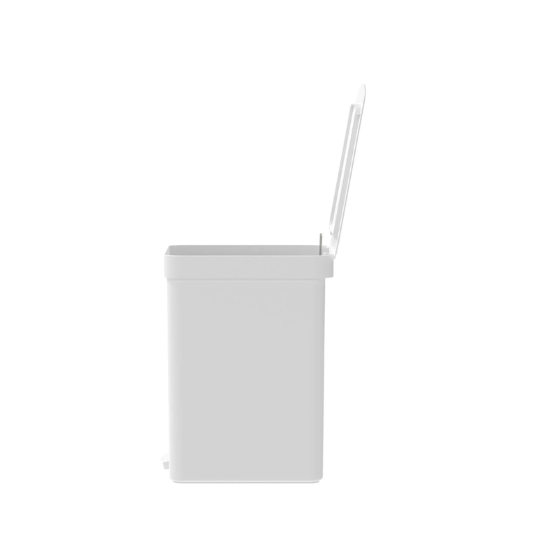 Lixeira Trium com Pedal Branco 12L