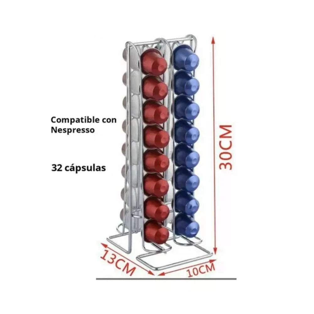 Suporte Porta 32 Cápsulas de Café
