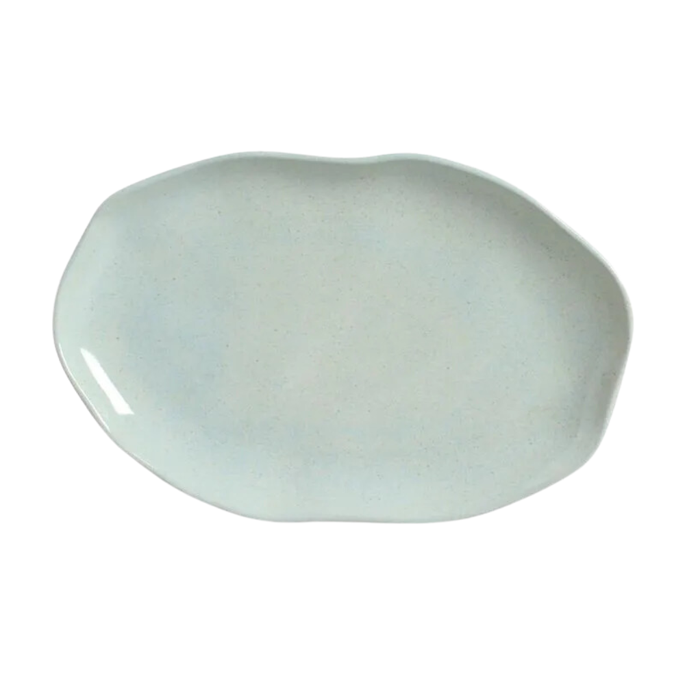 Travessa Oval Rasa Bio Mint 30 x 19 cm