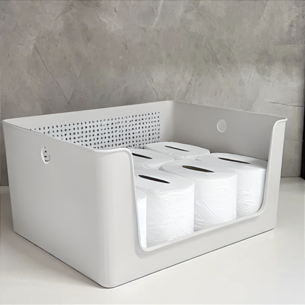 Cesto Flow com Abertura Frontal Bege 16L