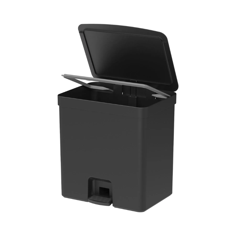Lixeira Trium com Pedal 20L Preto