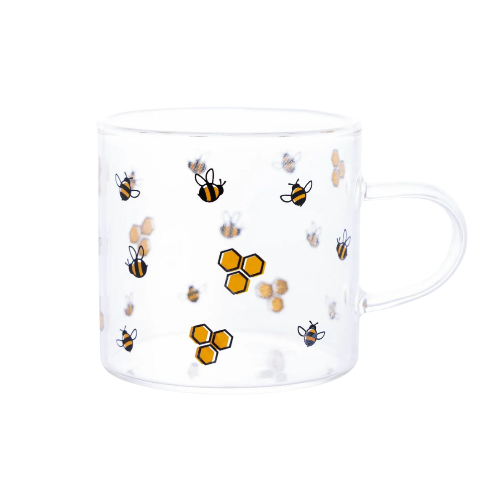 Caneca de Vidro Bee