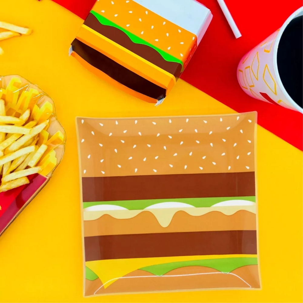 Prato Quadrado - Big Mac