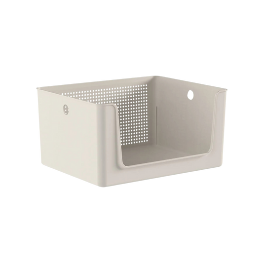 Cesto Flow com Abertura Frontal Bege 16L