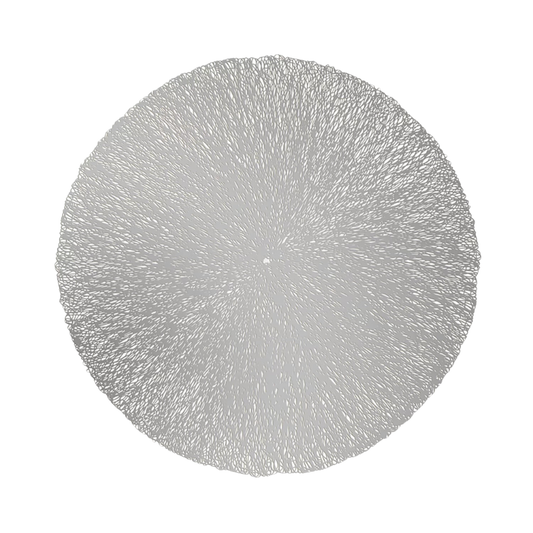 Lugar Americano Espiral Prateado 38cm