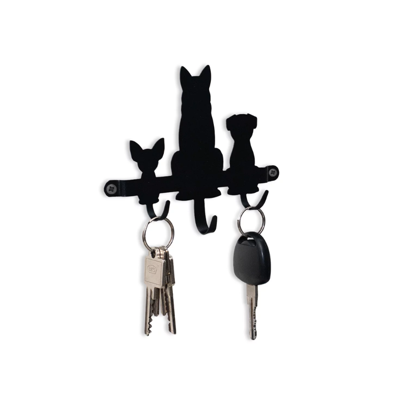 Porta Chaves 3 Cachorros