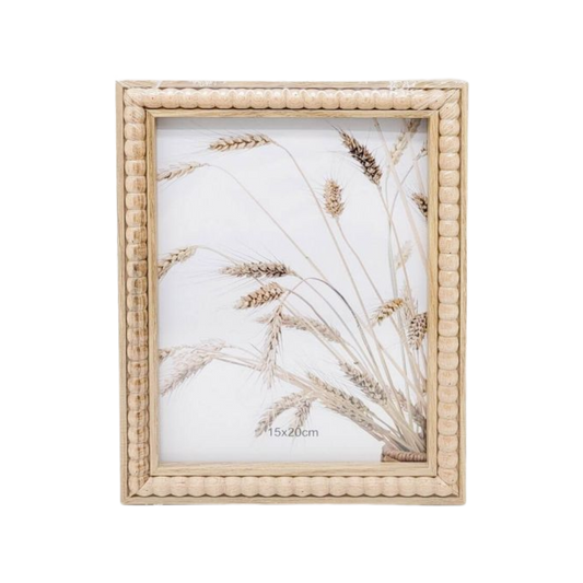 Porta-Retrato de MDF Balls Natural  15 x 20cm