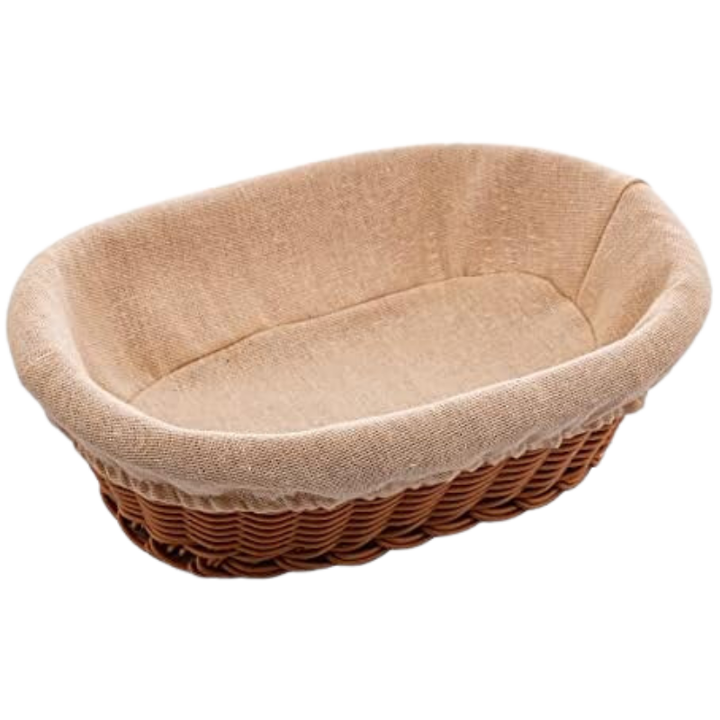 Cesta Pão Oval Rattan