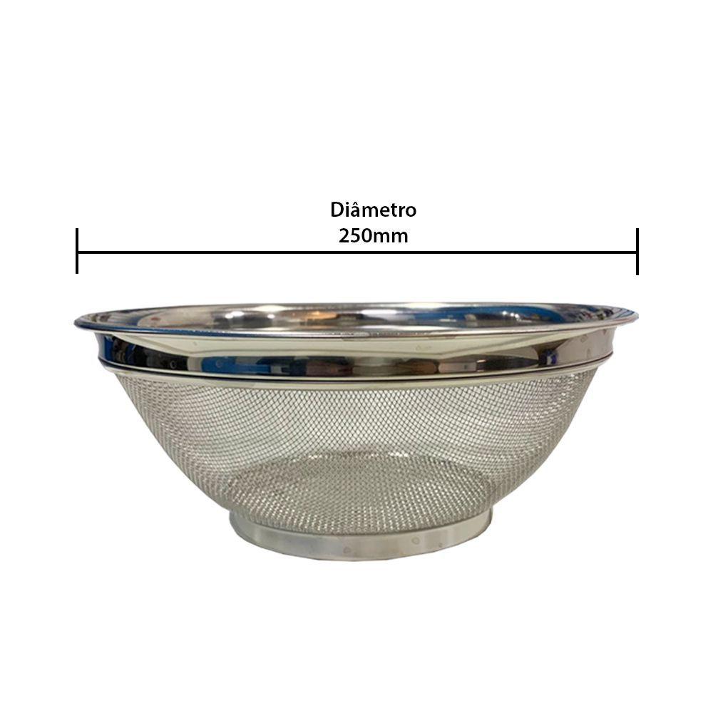 Escorredor Multiuso Inox 25cm