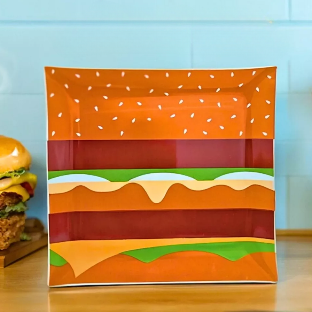 Prato Quadrado - Big Mac