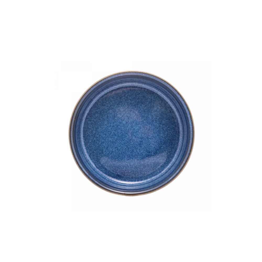 Petisqueira de Cerâmica com Bandeja de Bambu