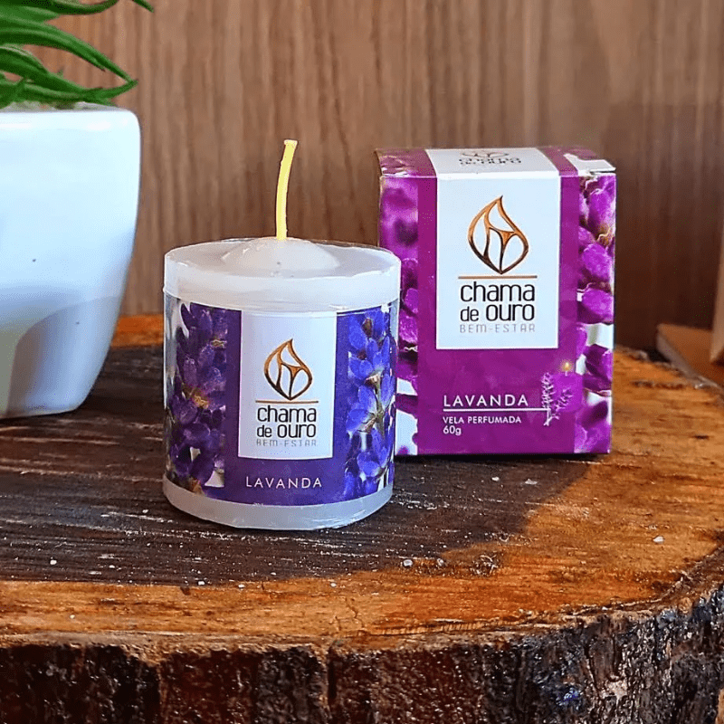 Vela Perfumada Lavanda