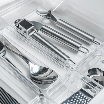 Organizador de Gaveta Clear 22,5 x 15 x 5,6 cm